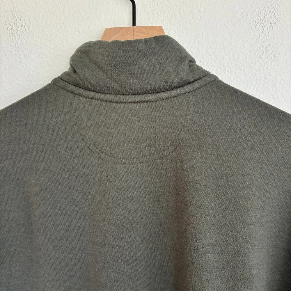 Icebreaker 1/4 Zip Pullover Mens XL Green Merino Wool Long Sleeve Sweatshirt